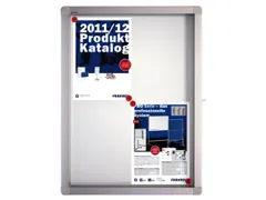 Infovitrine 4xa4 Whiteboard Voor Binnen Aluminium Frame