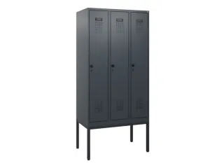 schoollocker,HxBxD 1950x900x500mm,3vak,vak B 300mm,draaigrendel - 2