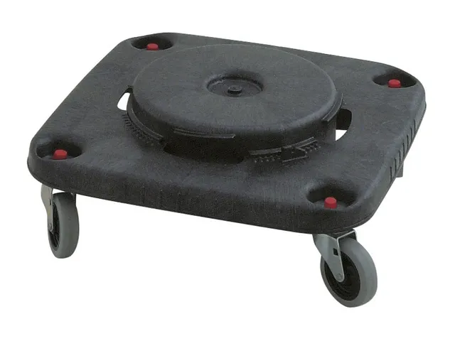 Rubbermaid Brute Dolly vierkant Zwart