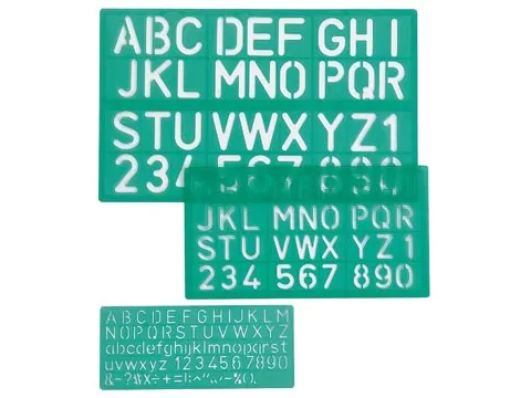 Trace-Lettres, Set De 3 Pièces, Blister 1 Pièce
