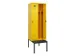 locker met bank,voor scheiding van kleding,HxBxD 2120x600x815mm,2vak