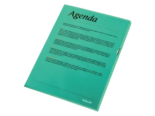 Insteekmap L-map Esselte Standaard A4 0.11mm Pp Groen