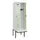 locker met bank,HxBxD 2120x600x815mm,2vak,vak B 300mm,draaigrendel