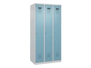 locker voor scheiding van kleding,HxBxD 1850x900x500mm,3vak - 2