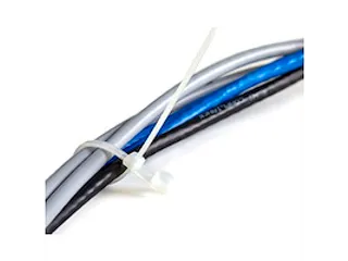 20cm Kabelbinders met montagegat 4mm wit 100 stuks - 3