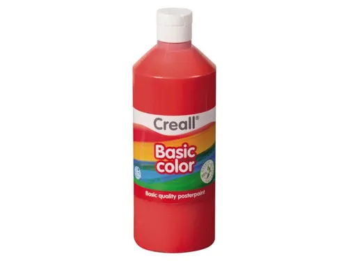 Plakkaatverf Creall Basic lichtrood 500ml