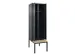 locker met bank,voor scheiding van kleding,HxBxD 2120x600x815mm,2vak