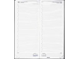 Agenda 2027 Brepols Saturnus Lima 1dag/1pagina zwart