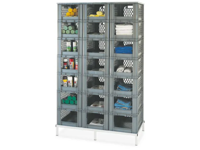 Bac Gerbable Norme Europe 51l 50l Hxlxl 270x600x400mm Parois Ajourées