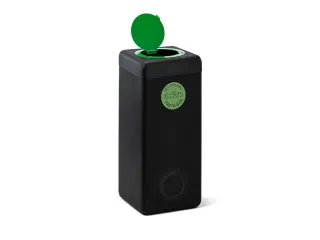 Afvalbak 60 liter EarthBin Groen Zwart - 3