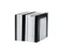 Boekensteun MAUL aluminium 12x12x17.5cm set 2 zilver