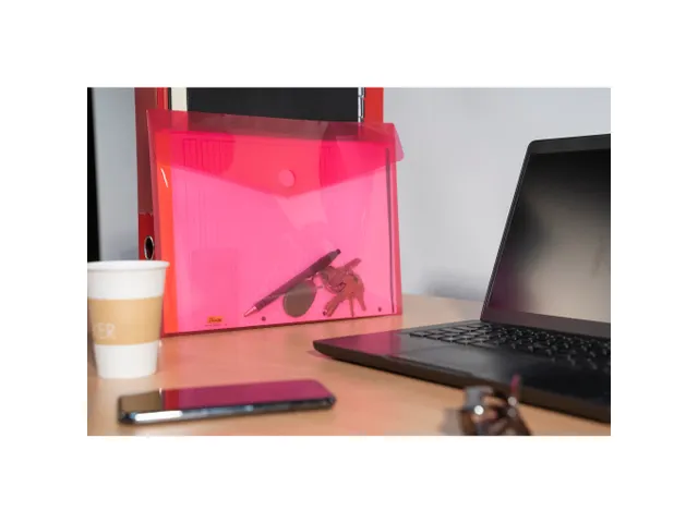 Envelop tas klittenband PP A4 Assorti pak à 5 stuks