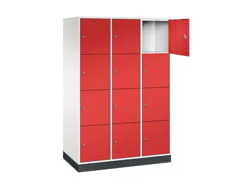 grootvolume-lockersysteem,HxBxD 1950x1220x600mm,3x4vakken,cil.-slot