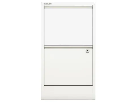 hangmappenkast,HxBxD 672x413x400mm,2hangmappenframes,romp verkeerswit