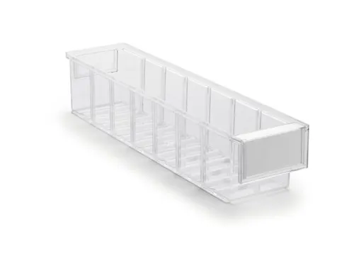 Transparante Assortimentsdoos Hxbxd 82x92x400mm Polystyreen