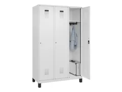 locker,HxBxD 1950x1200x500mm,3vak,vak B 400mm,cil.-slot,voeten