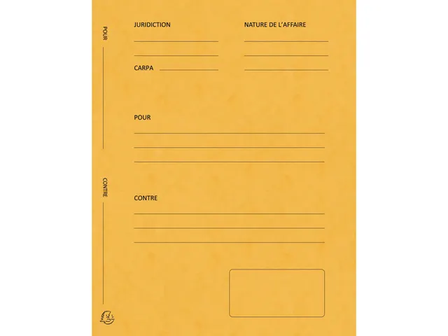 Pleidooimappen "Voor/tegen" versterkt karton 25x32cm 25 Stuks Assorti