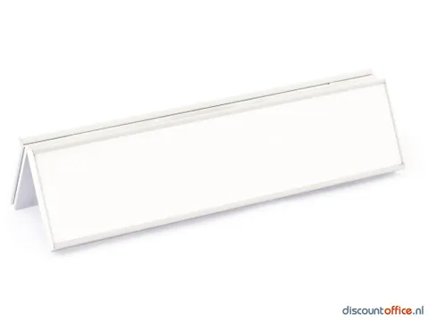 Tafelnaambord 2 Zijdig Whiteboard Schrijfoppervlak 210x52mm