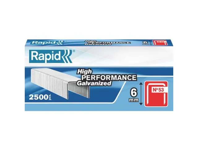 Rapid 53/6 Galv 2.5M Nietjes