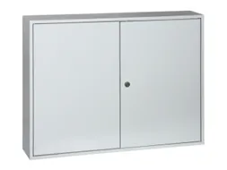 Sleutelkast 550X730X140Mm 300Haakjes 2Deuren Ral7035 cilinderslot