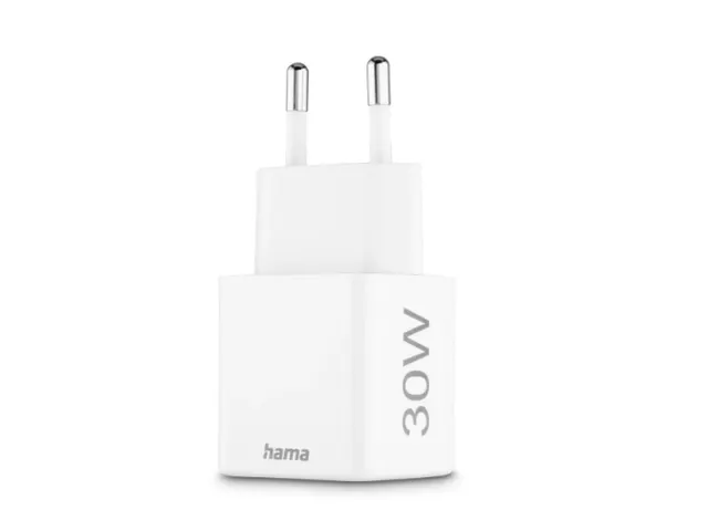 Oplader Hama USB-C/USB-A Mini PD 30W wit