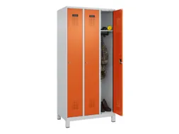 locker,HxBxD 1950x900x500mm,3vak,vak B 300mm,cil.-slot,voeten