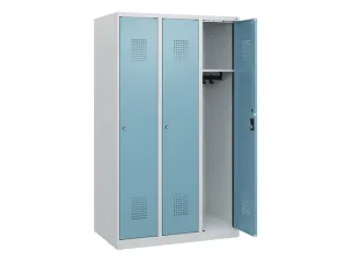 schoollocker,HxBxD 1530x900x500mm,3vak,vak B 300mm,cil.-slot - 1