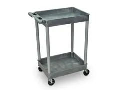 Kunststof etagewagen,draagverm. 150kg,2etage(s),laadvl. LxB 610x460mm