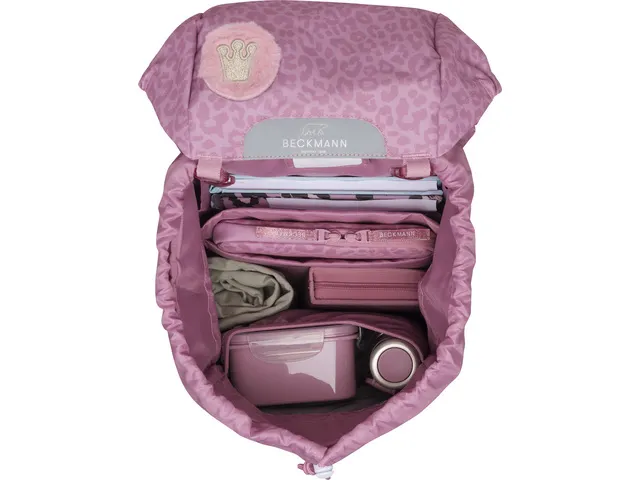 Schooltas Beckmann Classic Maxi Furry pink