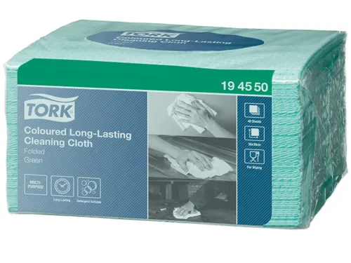 Poetsdoek HACCP Doek 194550 Groen W8 1-laags Folded