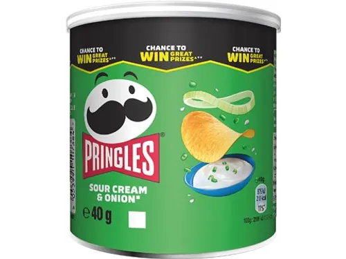 Sour Cream & Onion Chips 40 Gram