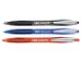 Balpen Bic Atlantis soft metalen clip clic medium zwart