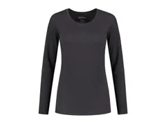 Santino Juna dames T-shirt met lange mouwen, donkergrijs, maat XL, per