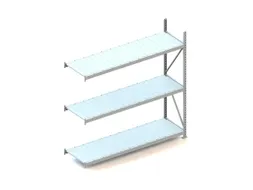 Breedvakstelling Aanbouwveld Hxbxd 2200x2251x650mm 3 Stalen Legborden