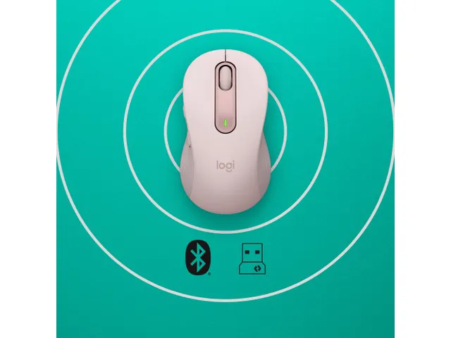 Logitech Signature M650 Muis Maat L Roze