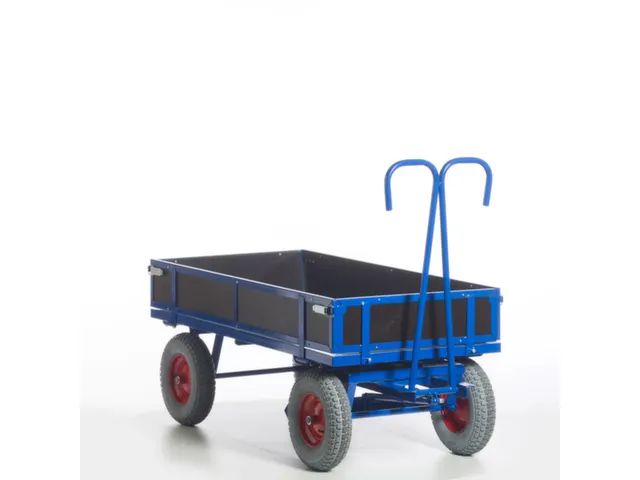 Chariot à Avant-train Pivotant Force 1t Plateau Lxl 1560x760mm Ridell