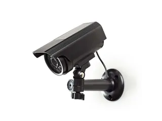 Dummy beveiligingscamera Nedis Solar IP44 buiten Zwart - 1