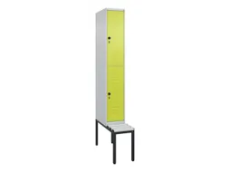 Dubbeldekse dekenkist,HxBxD 2120x300x815mm,1x2vak.,vak B 300mm