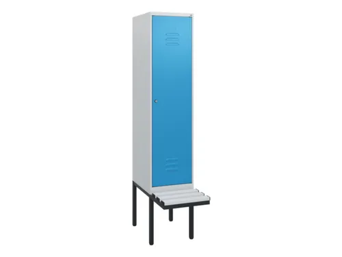locker met bank,HxBxD 1950x400x815mm,1vak,vak B 400mm,cil.-slot