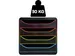 Module de classement Big Box 4 tiroirs Glossy - Noir brillant