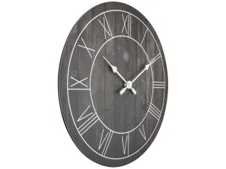 Wandklok nXt Paul dia 40cm hout bruin Romeinse cijfers - 2