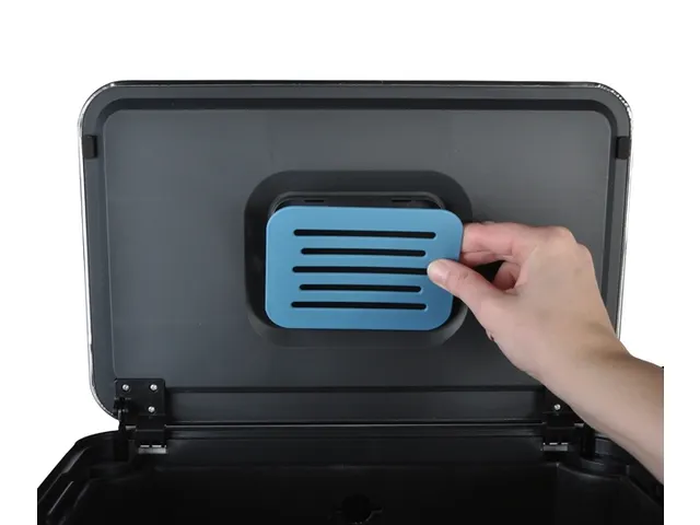 Afvalbak Desq 6053.01 pedaalemmer 40 liter RVS Wit