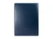 Schrijfmap Multo Hannibal A4 blauw kunstleder met schrijfblok