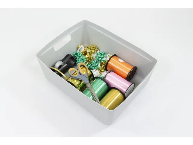 Opbergbox Kangaro 20 liter PP grijs