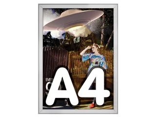 Kliklijst Economy A4 25mm Aluminium voor Buiten en Binnen