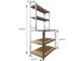 Werkbank 100x60x180cm RVS WB150