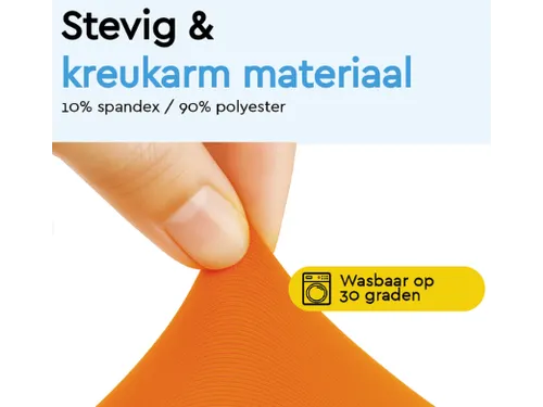 Tafelrok BRASQ voor statafel 80cm oranje