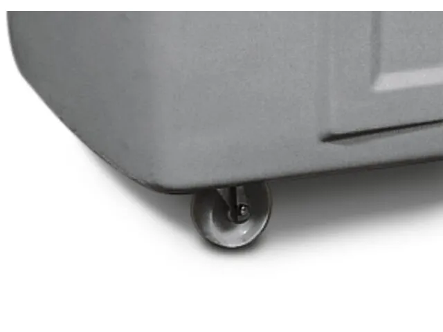 4Zwenkwielen (Set),Staal,V. Strooigoedbak Inhoud 100-200L