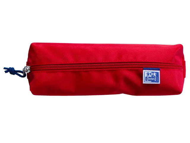 Pennenetui Oxford rechthoek rood