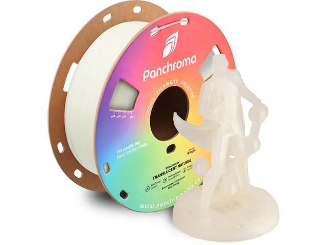 PLA Translucent 1,75mm Naturel 1kg Panchroma 3D Filament